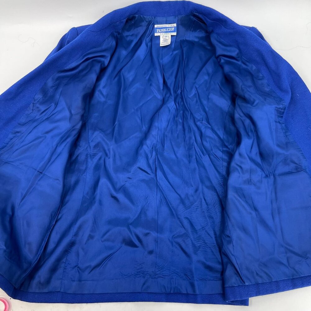 Pendleton Blue Button Classic Blazer Jacket | Siz… - image 5